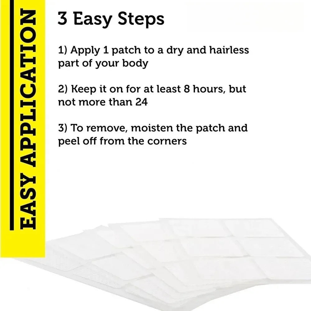 Taurine + Creatine Transdermal Patches, Muscle Strength, Focus, Memory - Best For Men And Women, 30 Patches One Month Supply