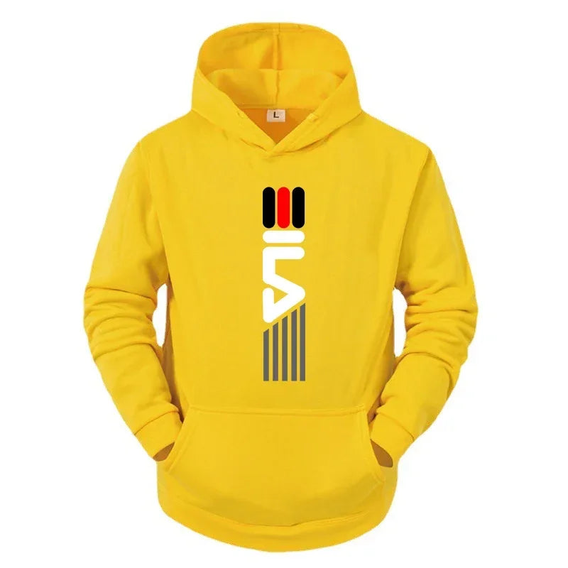 Men's Tracksuit Hooded Sweatshirt+Sweatpants 2 Pcs Sets Sports Suit Casual Jogger Sportswear 2 Piece Male Fleece Streetwear Sets