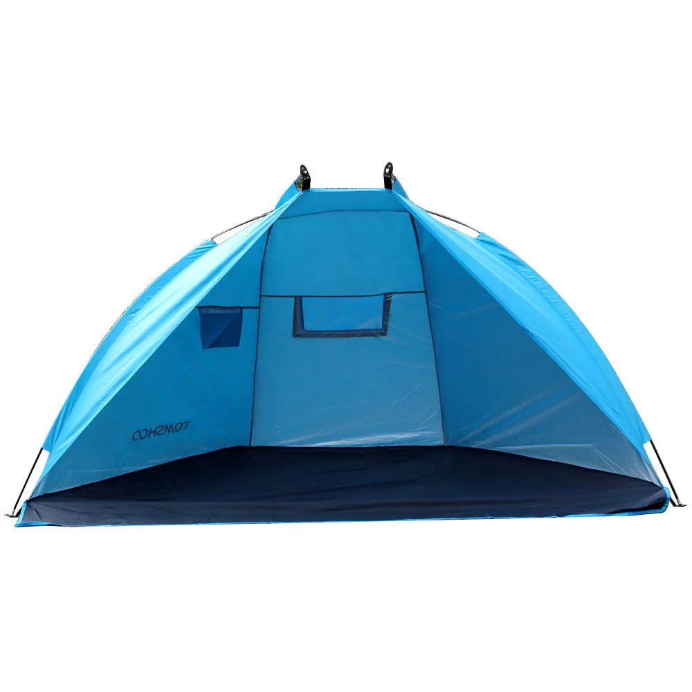 2 Persons Outdoor Beach Tents Shelters Shade UV Protection Ultralight Tent for Fishing Picnic Park Summer Awning Shade Shelter