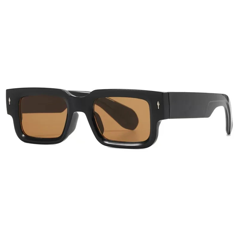 1PC Unisex Retro Square Sunglasses Classic UV Protection Plastic Frame Shades Outdoor Travel Driving Glasses UV400 Eyewear