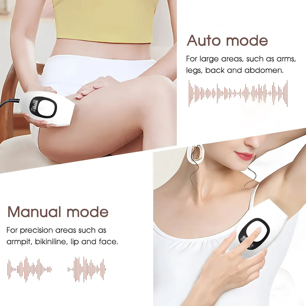 Electric Laser Depilator IPL Pulses Hair Removal Handset Home Professional Painless Depilator Painless Razor Tool EU Plug
