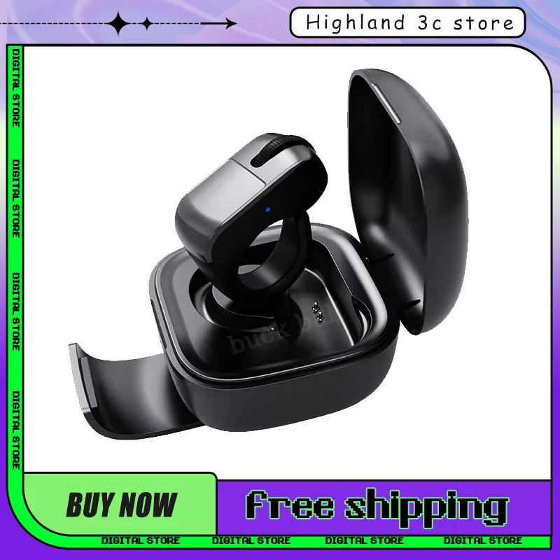 Ring Mouse Rechargeable Mini Light Weight Bluetooth 2.4g Dual-Mode Wide Compatible Remote Control Selfie Scan Short Video Speech