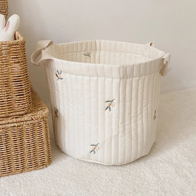 Baby Bags Cute Bear Embroidery Diaper Bag Caddy Nappy Cart Storage Mummy Maternity Bag for Newborn Diapers Toys Organizers