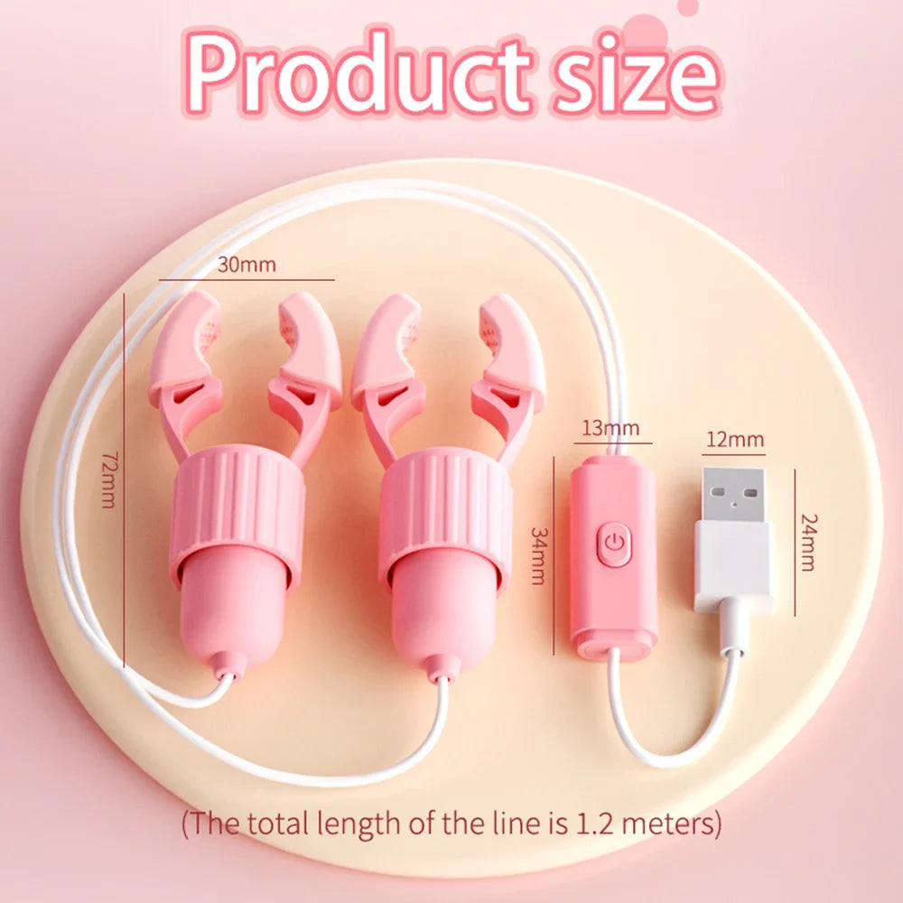 Sensitive Nipple Stimulator with Vibration - Dual-Action Pleasure Device for Women's Intimate Wellness & Massage