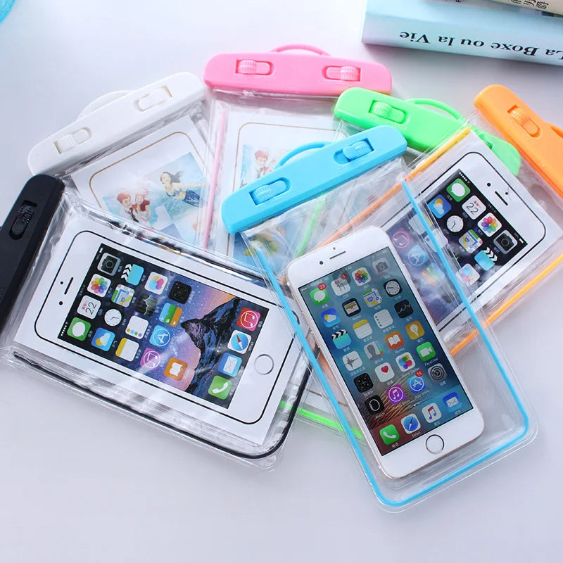 New Universal Waterproof Phone Pouch – 6 Inch Dry Bag Case for Swimming, Diving, Beach & Underwater Protection