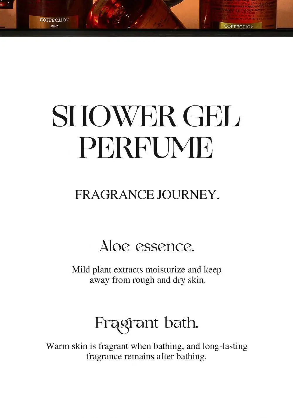 Women's Shower Gel 300ml, Fragrance Shower Gel, Velvet Petal, Water Kiss, Long-lasting Fragrance, Perfume Shower Gel