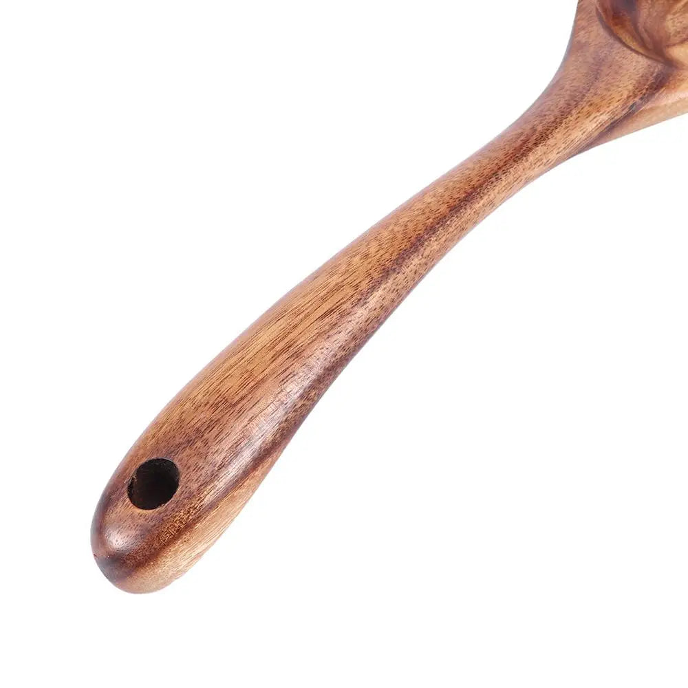 Cooking Mixing Salad Cutlery Utensils Kitchen Tools Dinner Tableware Large Spoons Fork Wooden Spoon