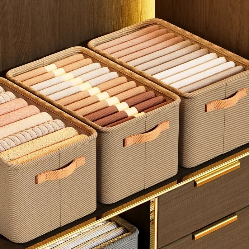 Wardrobe Organizer Box for Storage in The Closet Underwear Drawers Storage Bedroom Cabinet Socks Bra Storage Pants Organizer