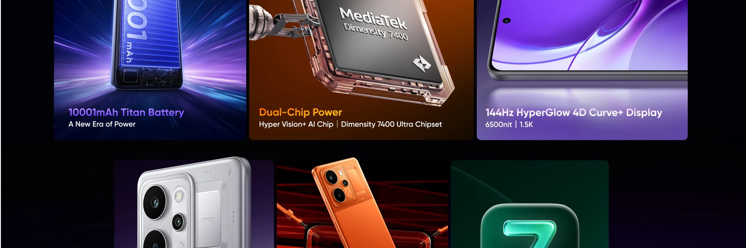 [New Launch] realme P4 Power 5G Smartphone 10001mAh Battery 80W Charge Dimensity 7400 Ultra Chipset 6.8" 144Hz Curved Display