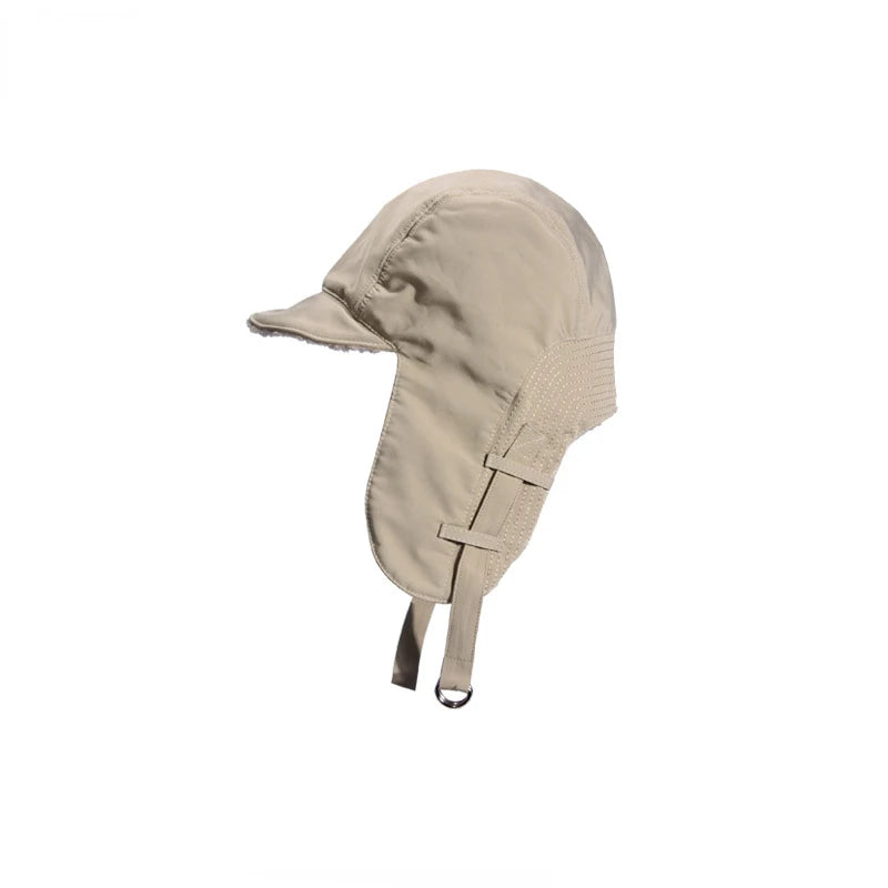INS Women Men Cotton Auturm Winter Warm Trapper Bomber Hats 2022 Snow Caps Earflap Bonnet Russian Ushanka