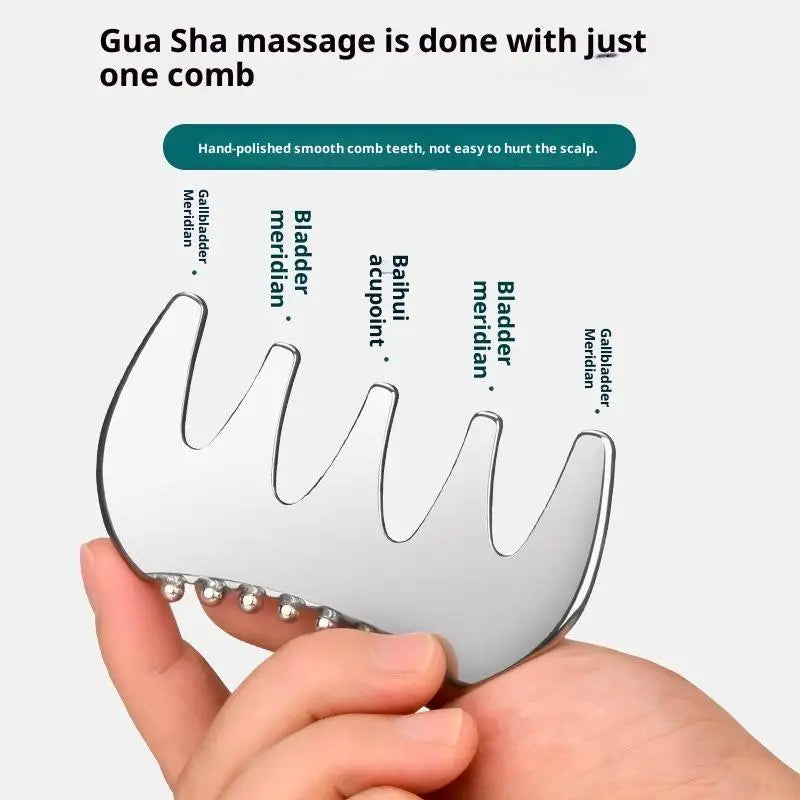 Gua Sha Board Guasha Massage For Face Stainless Steel Body Massager Facial Scraping Plate SPA Guasha Scraper For Neck Back