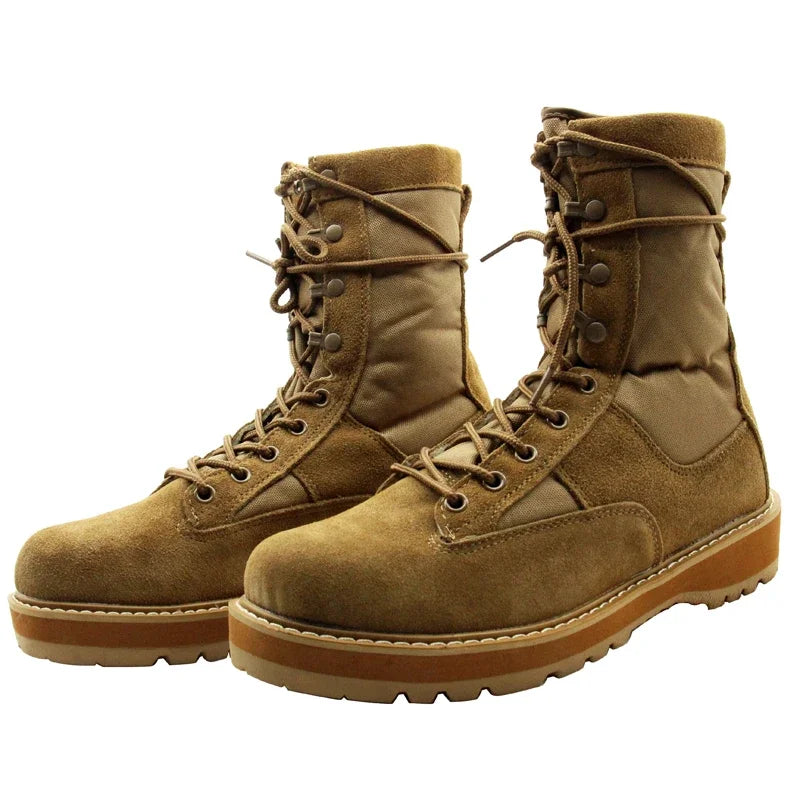 Rubber Sole Brown Combat Desert Boots Us Army Green Military Boot Tactical Beige Men Boots on Sale  men combat boots