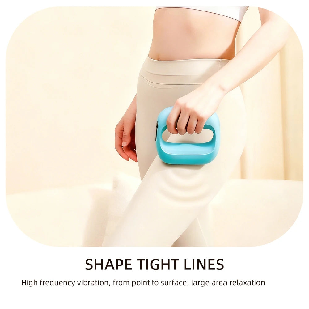 Electric Full-Body Fascia Ring Massager With Belt Multifunctional Exercise Vibration Fitness Massager  Deep Tissue Massage