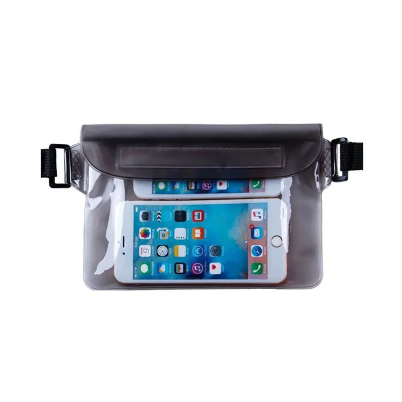 Sealing Waterproof Swimming Waist Bag PVC For iPhone iPad Sports Pouch Fanny Case Storage Bag Underwater Mobile Phones Dry Bags