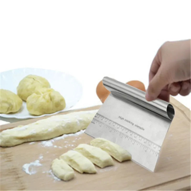 Baking Decorating Tools, DIY, Pastry Cutters, Cake Scraper, Dough Scraper, Fondant Spatulas, Edge, Cooking, Stainless Steel