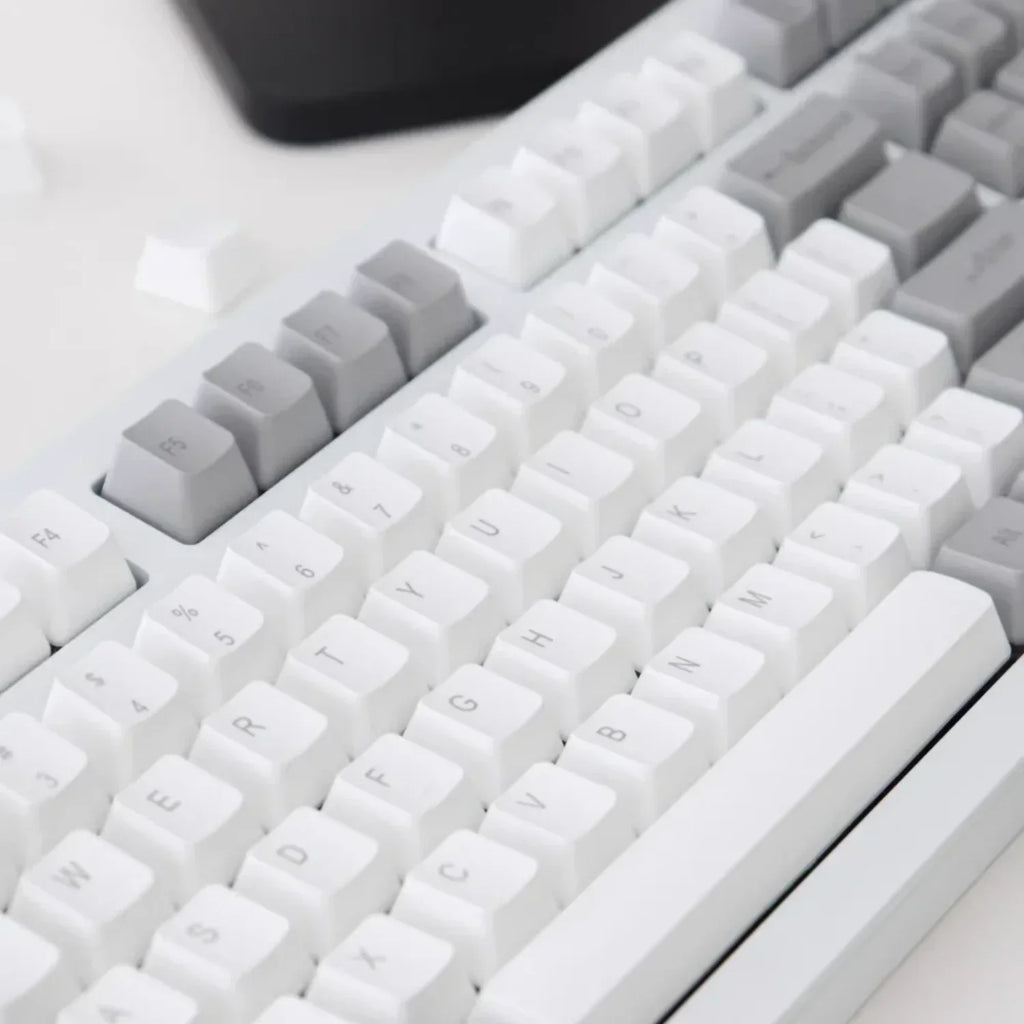 Large Carbon Solid Color Genuine/Side Engraved Keycaps PBT Thermal Sublimation for OEM Gateron MX Mechanical Keyboards