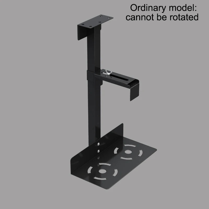 Universal PC Case Holder Under Desk Wall Side CPU Stand Lift Adjustable Computer Mainframe Hanger Host Box Stand Bracket Rack