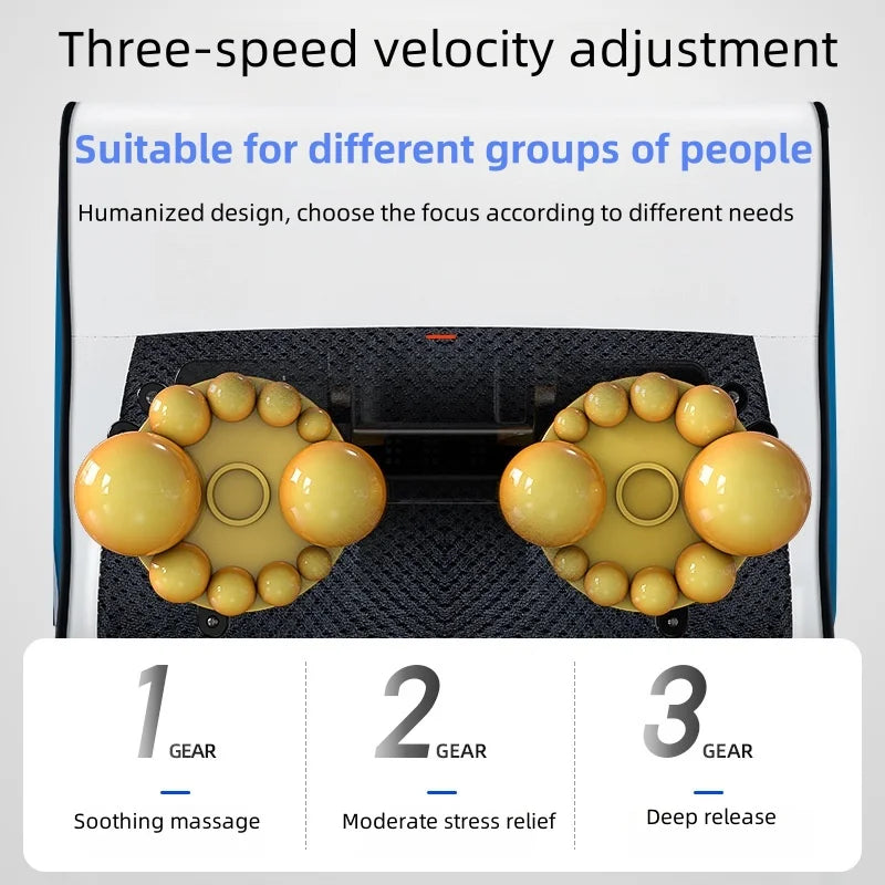 Multifunctional Electric Back Massager Pain Throw Pillow Shoulder Cervical Spine Waist Back 3 Gears Massager Comfort Relaxing