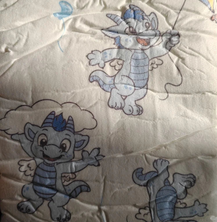 Adult Baby Diaper ABDL Diapers Brief High Absorption DDLG Cute Cartoon Pattern Cotton Soft Thick Disposable Diaper For Men Women