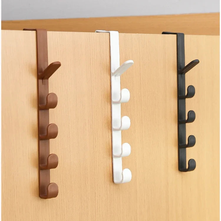 Door Hanger Wall Organizer Hook Bedroom Clothing Hook Holder Coat Hat Bag Rack Bathroom Kitchen Home Storage Organization