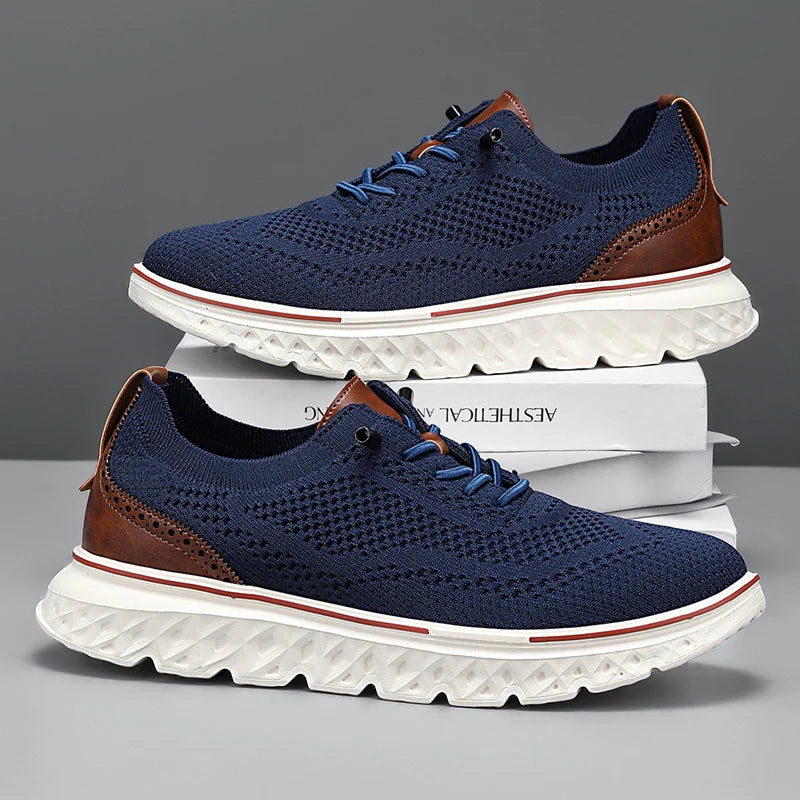 Men Sneakers Men Mesh Casual Shoes Fashion Lightweight Breathable Soft Soled Shoes Summer Outdoor Sports Fitness Large Size 48
