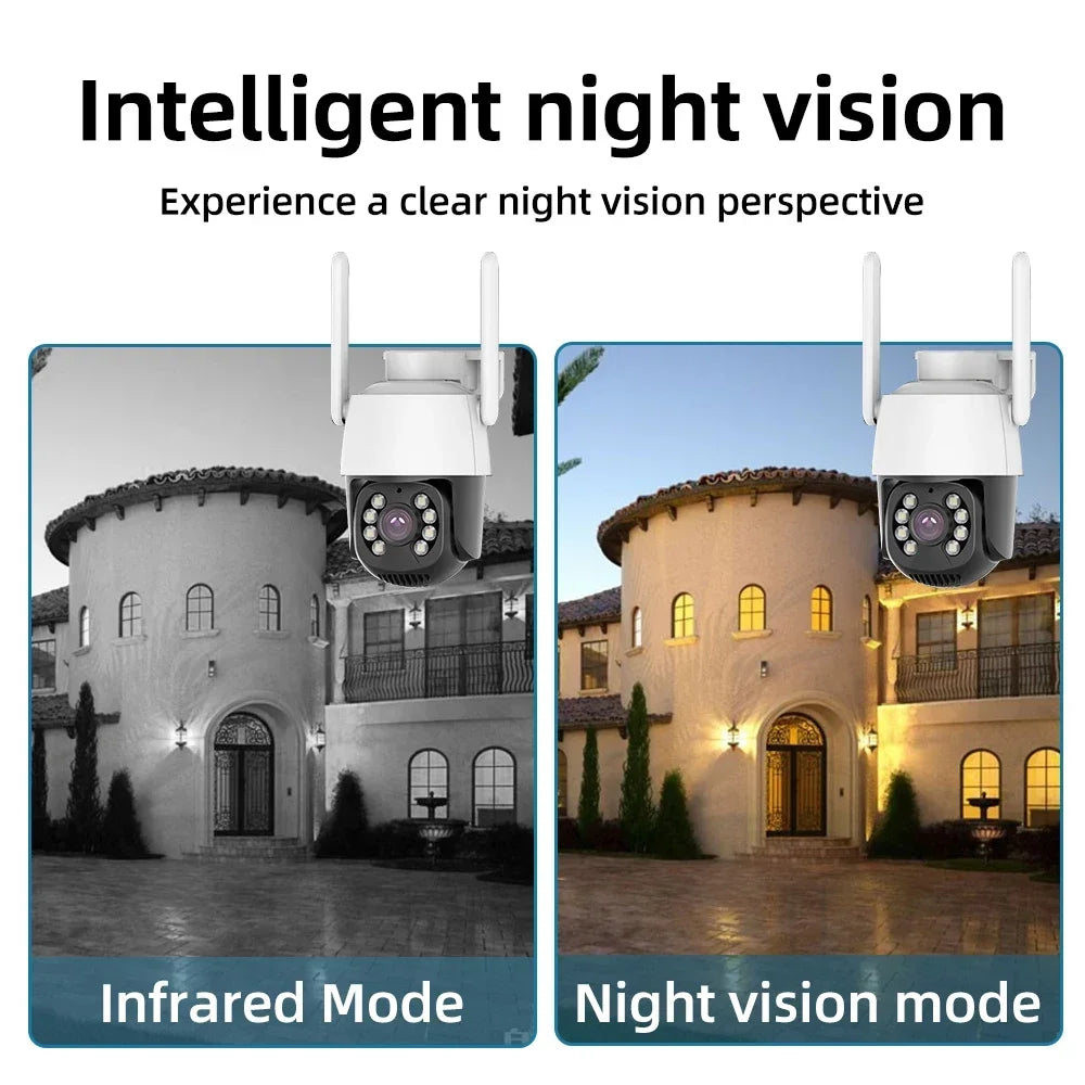 WIFI 4G IP Camera Outdoor Home Security Auto Tracking Human Detection Camera WIFI CCTV Surveillance Camera Camhi Pro APP