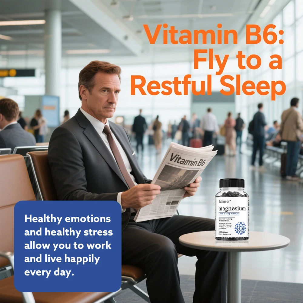 Magnesium Glycinate - Improve Cardiovascular Health, Reduce Stress, and Promote Healthy Sleep, Muscle Growth, Non-GMO