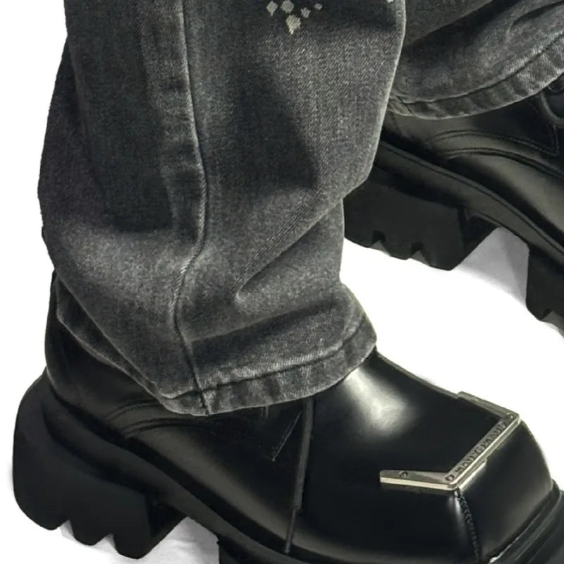 Luxury Brand Men's Shoes Fashion Woman Shoes Couple Style Sneakers Women 2026 Autumn Comfortable Non-slip Leather Shoes Zapatos