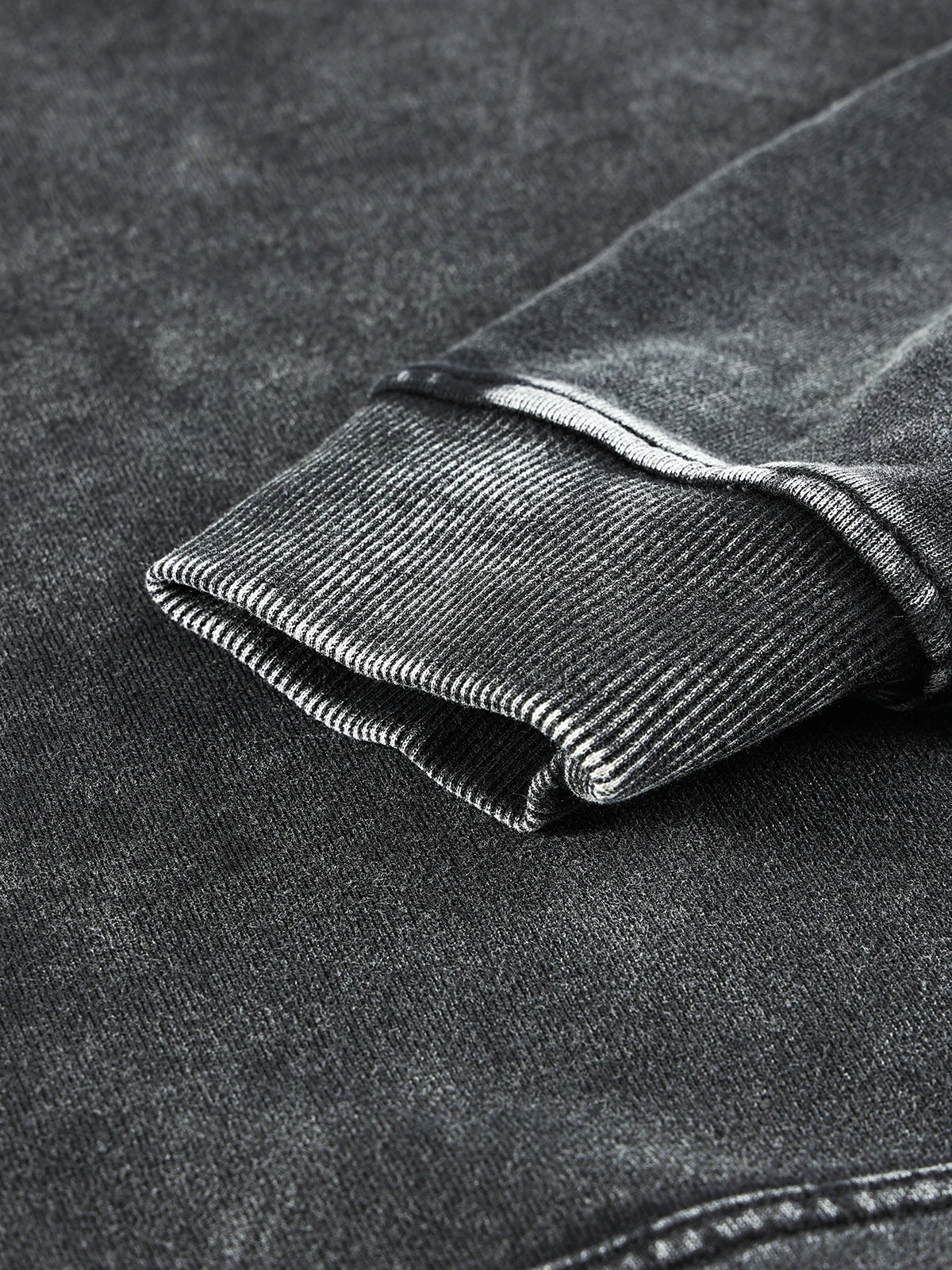 100% Cotton Men's Clothing Vintage Black Acid Wash Hoodies Men Women Oversized Hip Hop Sweatshirts Casual Pullover Y2K Clothes