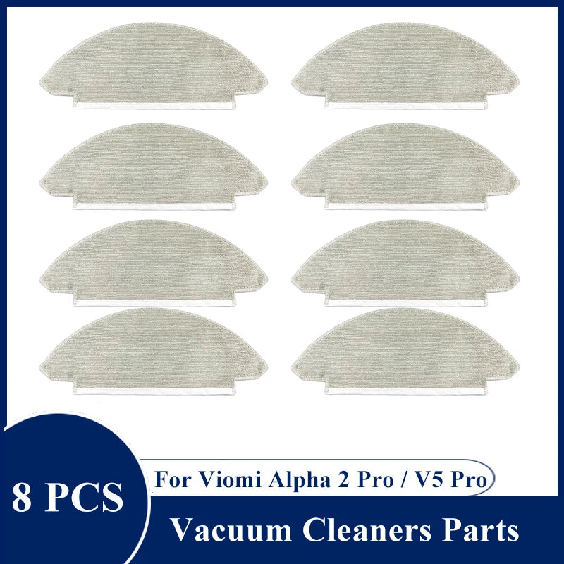 For Viomi Alpha 2 Pro / V5 Pro / V-RVCLM27B / V-RVCLM40B Vacuum Cleaner Parts Replacement Main Side Brush Filter Mop Accessory