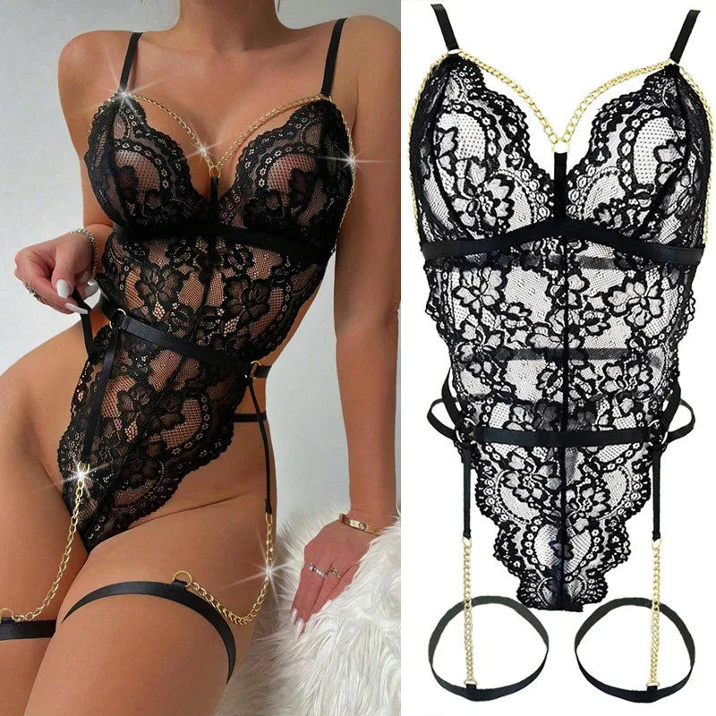 Tornova Luxury Lingerie Set Sexy Female Underwear Below Bra Panties Set Attractive Chest Suspenders Womans Clothing Briefs New