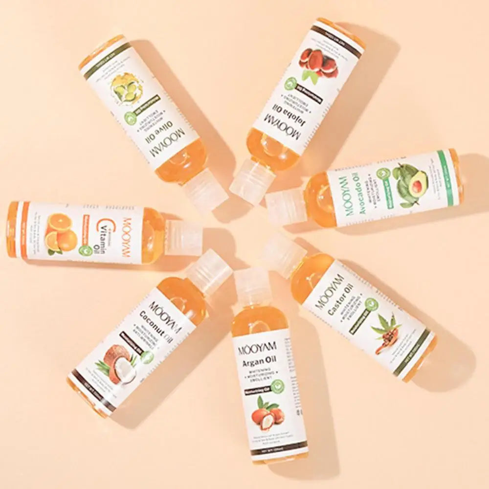 Face Body Coconut Argan Jojoba Castor Avocado Massage Oil Shrink Pore Firming Skin Face Oil Deep Relaxate Skincare Body Oil