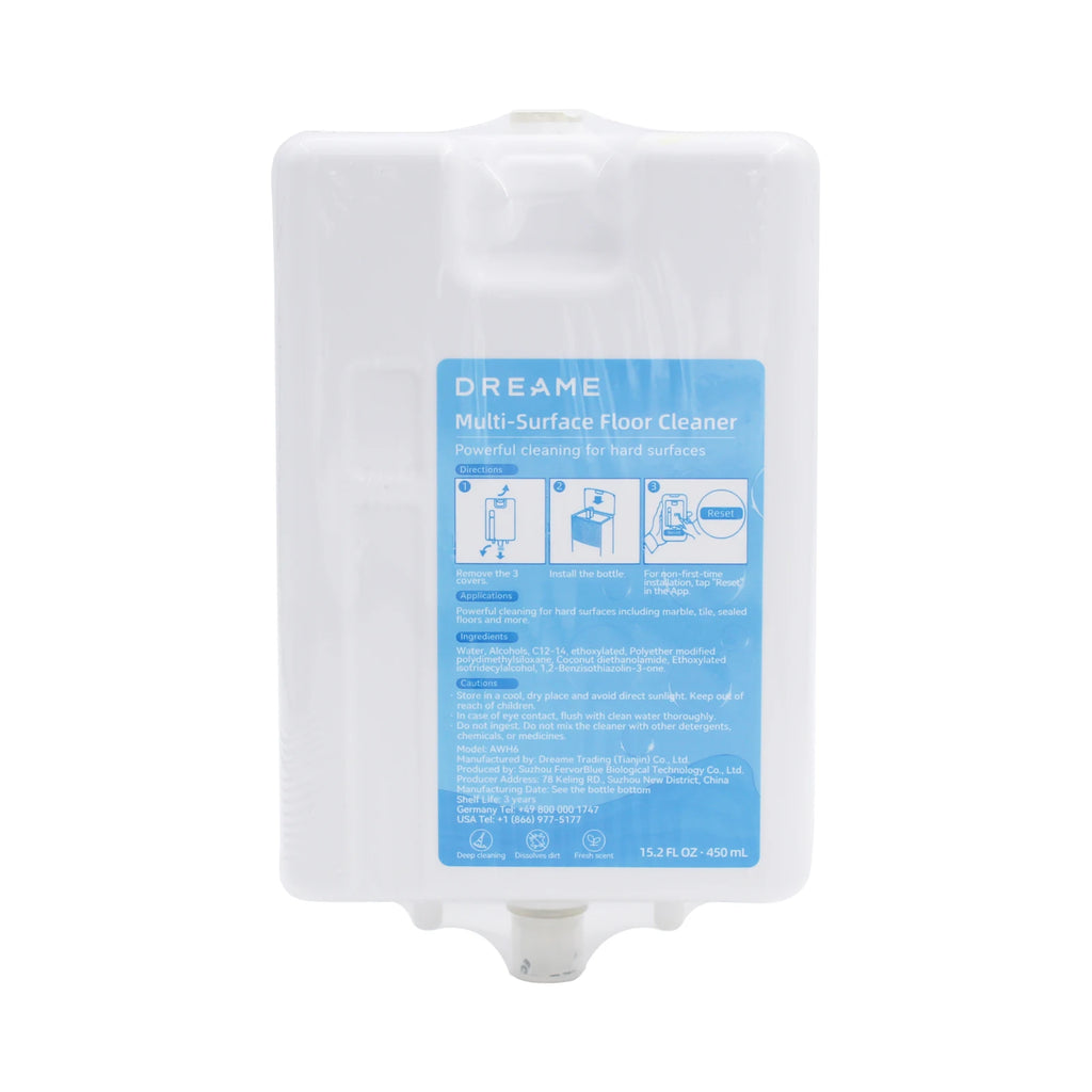 Original cleaning fluid for Dreame L20 Ultra L30 ultra  L10 Prime X10 X10 plus X20 15.2 FL OZ.450ml