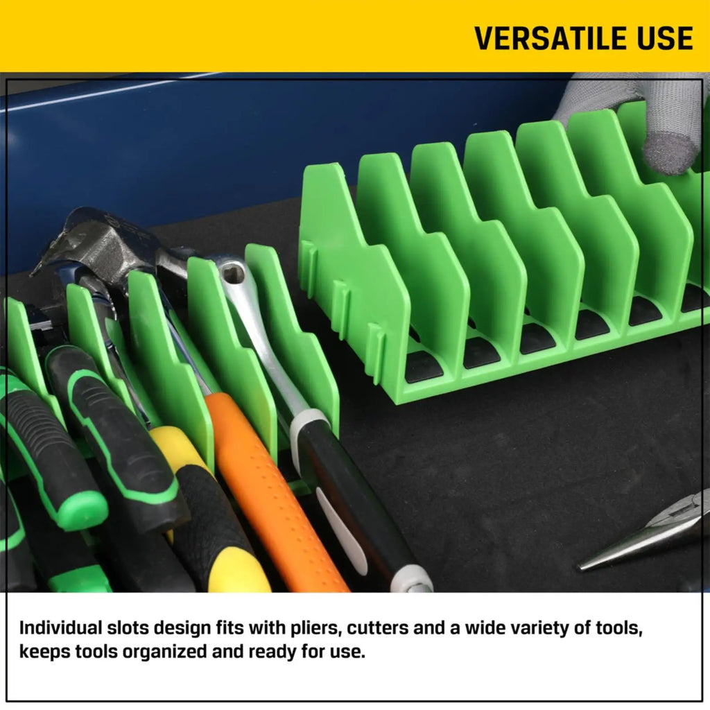 plier organizer rack Organizer Storage Rack Space-Saving Practical with Nonslip Rubber Base 10 Slots Pliers Cutters Organ