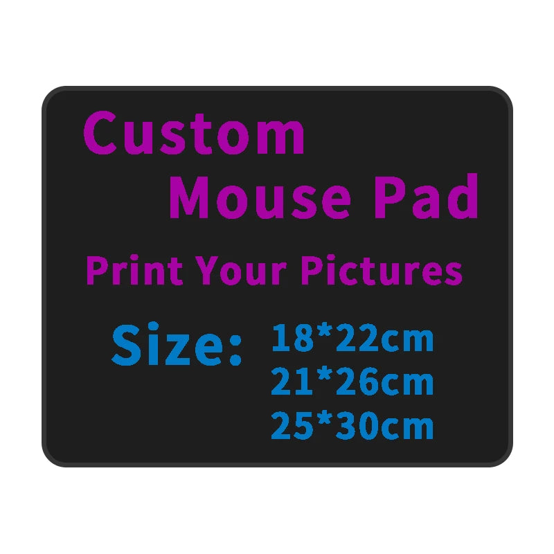 Custom Mousepad Game Small Size Computer Desk Pad Natural Rubber Creative Gifts Gamer Carpet Home Keyboard Pad DIY Mouse Pad