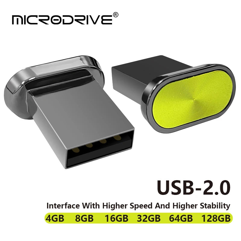 Super Mini USB Flash Drive Waterproof Pendrive 64GB 32GB 16GB 8GB 4GB Real Capacity USB Memory Stick Thumbdrive