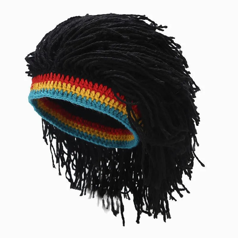 New and Funny Synthetic Wig Hats Wool Hats Hair Accessory Dreadlocks Hip-hop Personality Extensions for Women Cosplay Party Gift