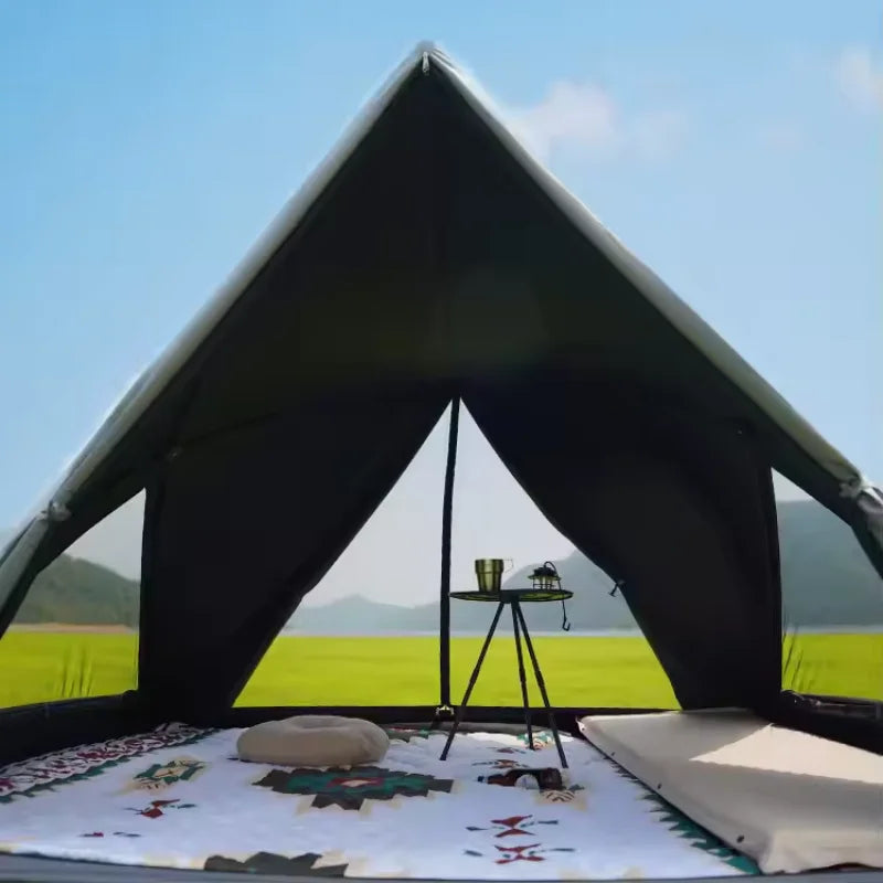 Automatic Pop Up Beach Tent Ultralight Portable Outdoor Camping Sun Shelter Instant Open Shelter Family Size Triangle Tent