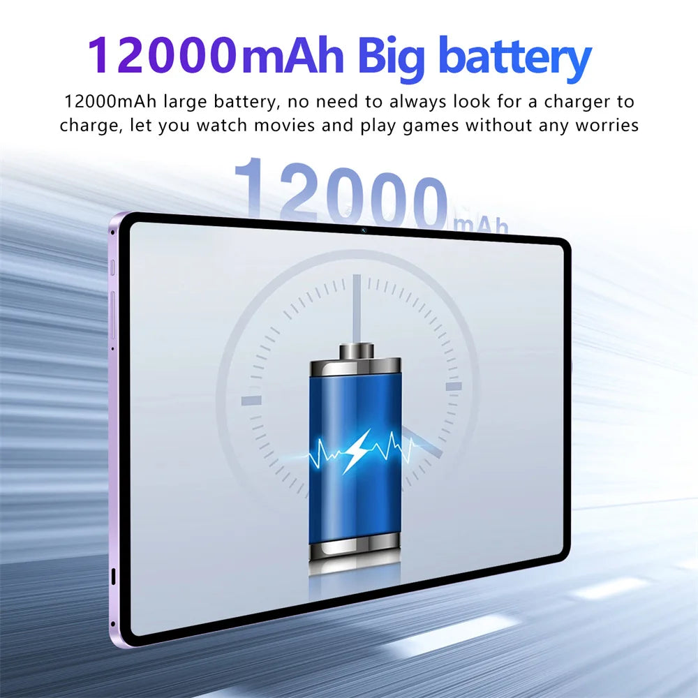 NEW Pad 7s Pro Android 15 Tablets 11.6inch Original Tab 5G Dual Card 12000mAh Tablet PC For Children's Kids With Keyboard Laptop