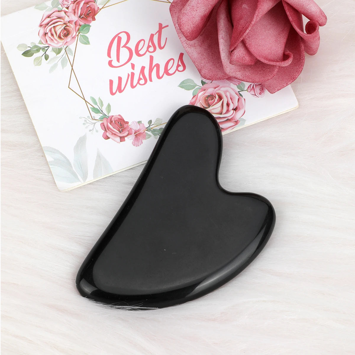 Guasha Massage Natural Stone Jade Scraper Facial Gua Sha SPA  Neck Massager for Face Lifting Wrinkle Remover Beauty Healty Tool