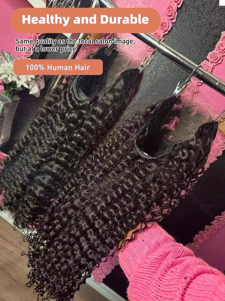 Deep Wave 13x6 HD Lace Front 100% Human Hair Wig 28 30 36 Inch Water Cury 13x4 Closure Transparent Lace Frontal Human Hair Wig
