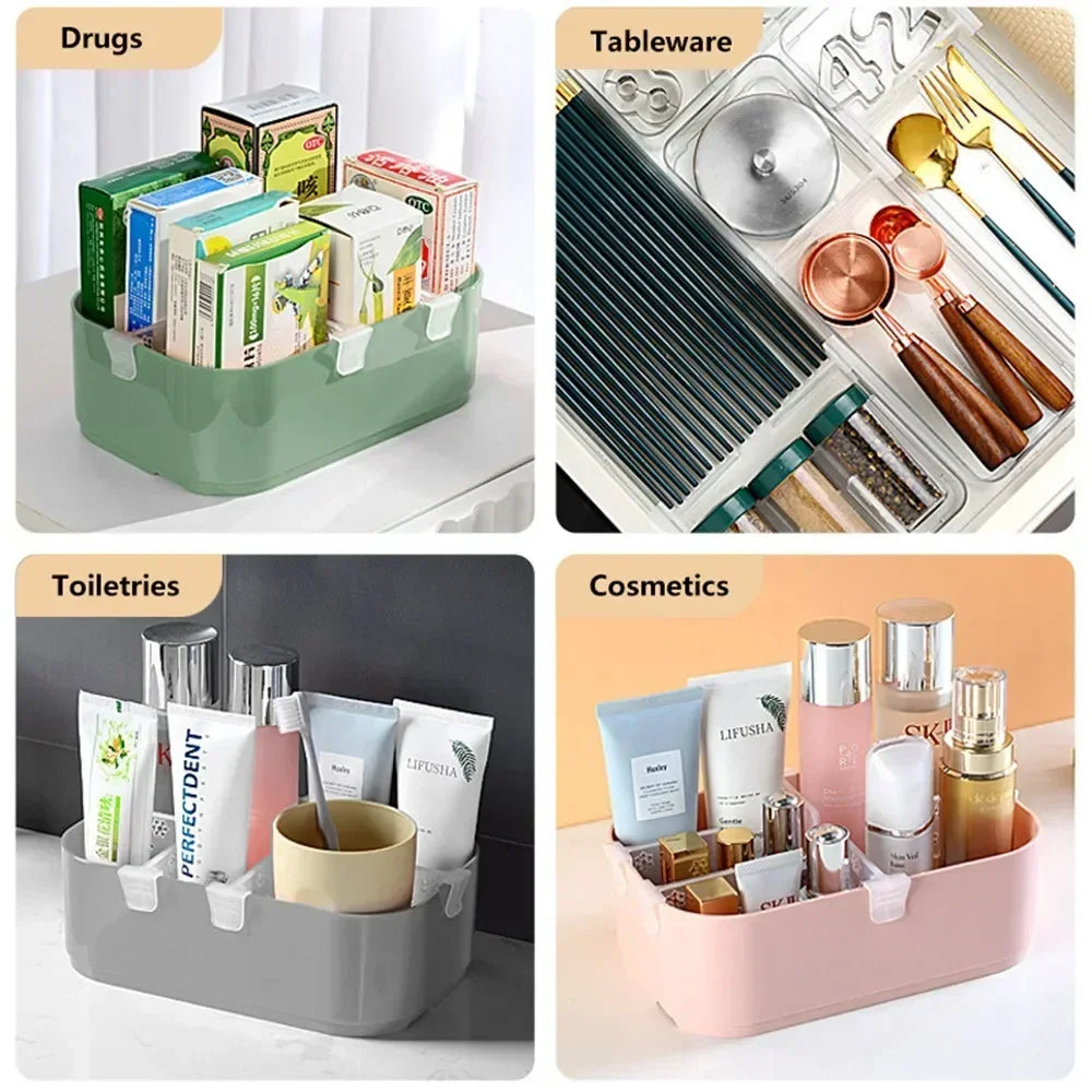 Refrigerator Organizer Shelf 4/6/8 Pieces Kitchen Items Shelves Organizers Storage Things for the Home Gadgets Organization
