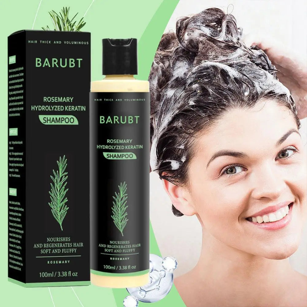 Rosemary Shampoo Hair Growth Deep Cleansing Scalp Anti Dandruff Oil Control Strengthening Root Nourish Hair Volumizing Shampoo