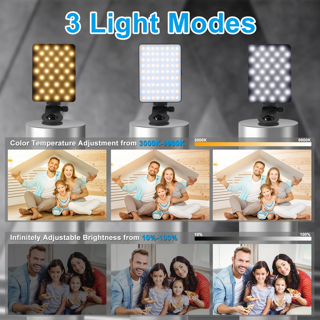 Selfie Light with Clip on Phone Light for iPhone iPad Laptop Camera LED Phone Light Clip Fill Light for Tiktok Video Makeup