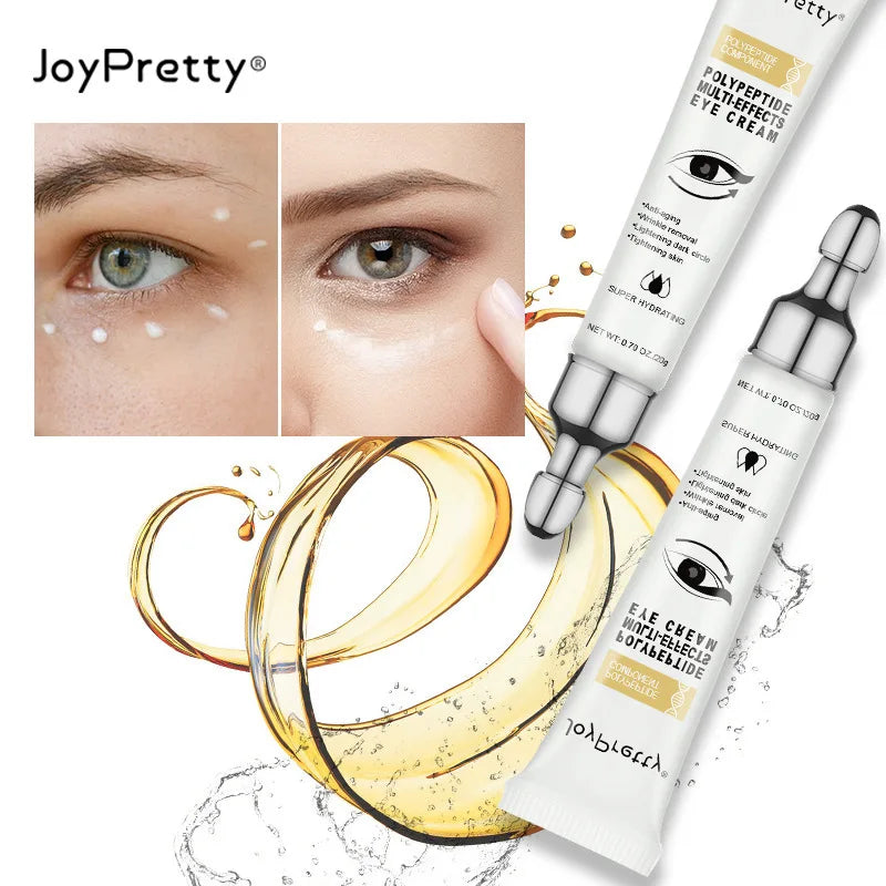 JoyPretty Anti Wrinkle Eye Cream Eye Bags Removal Polypeptide Anti Aging Tightening Dark Circles Puffiness Eye Skin Care Creams