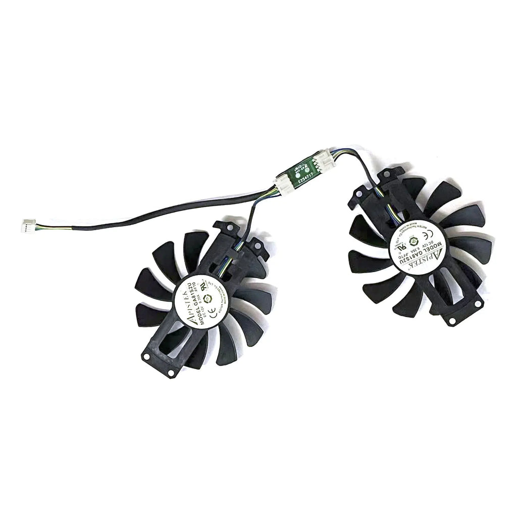 2pcs/lot GA81S2U 12V 0.38A 75mm 4Pin GTX 960 Apistek Cooler Fan For ZOTAC GTX960 4G PCI-EDC Graphics Card Fan