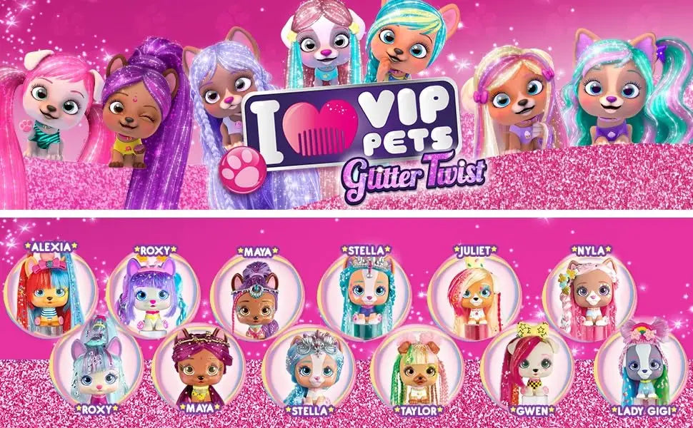 I Love Vip Pets Surprise2 Hair Reveal Reborn Doll Surprise Tress Long Hair Styling for Dolls with Hair for Hairstyles Toys Doll