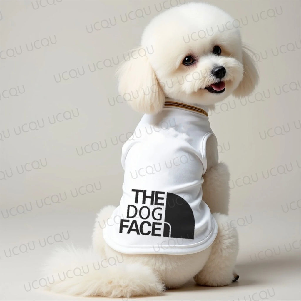 The Dog Face Funny Pet Vest Trendy Breathable Clothes for Dogs Stylish Outfit for Small Medium Large Breeds S-6XL
