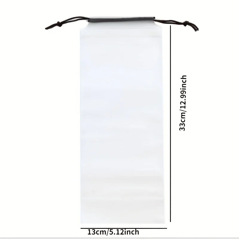5/20pcs Waterproof Translucent Umbrella Storage Bag with Drawstring Portable Multi-purpose Pouch for Home Travel Organizer Essen