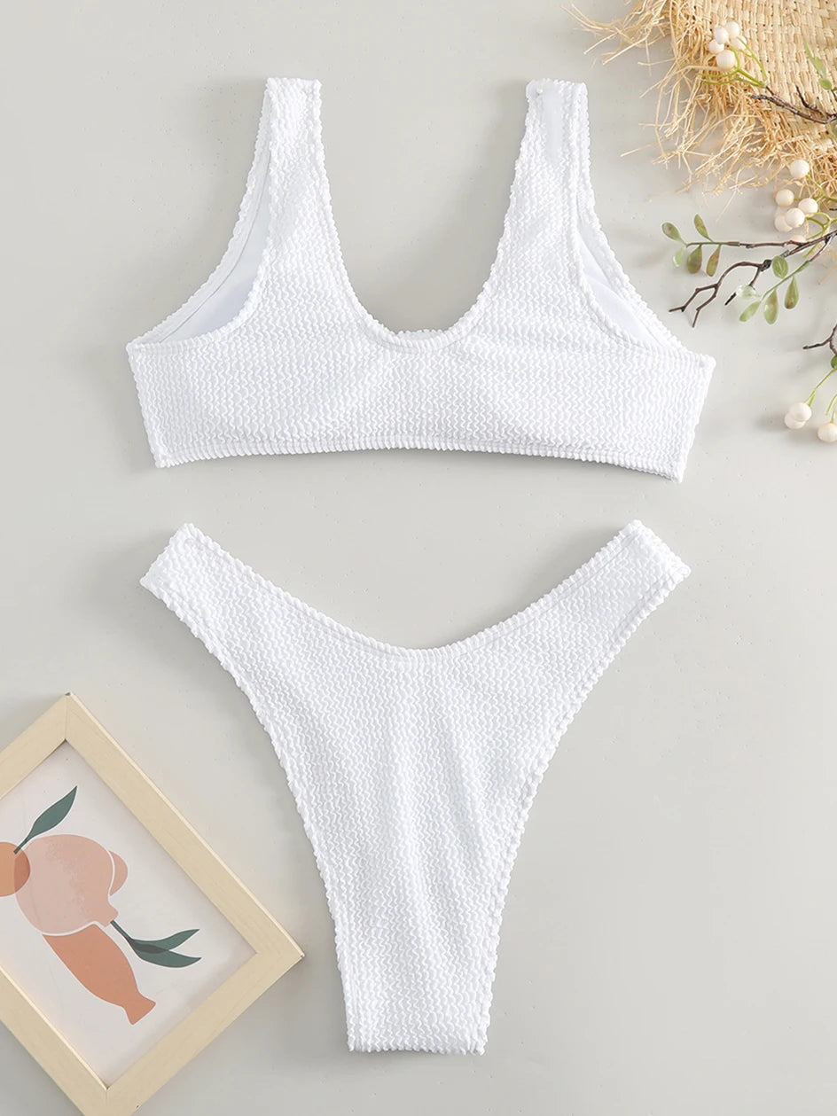 Sexy Bikini 2026 Women Swimsuit Female Swimwear Push Up Thong Bikinis Set Brazilian Woman Bathing Suit Swimming for Beach Wear